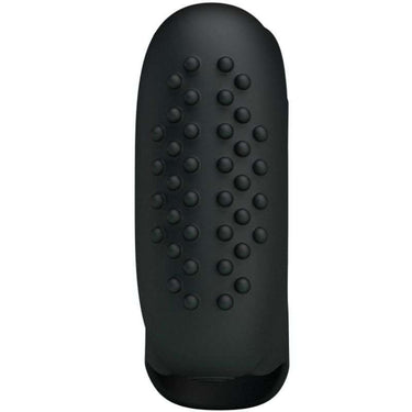 Vibratore da Diteggiatura in Silicone Nero – Stimolatore Curvo e Intuitivo